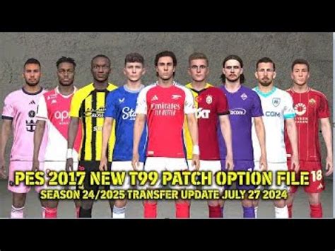 Pes New T Patch Option File Transfer Update July