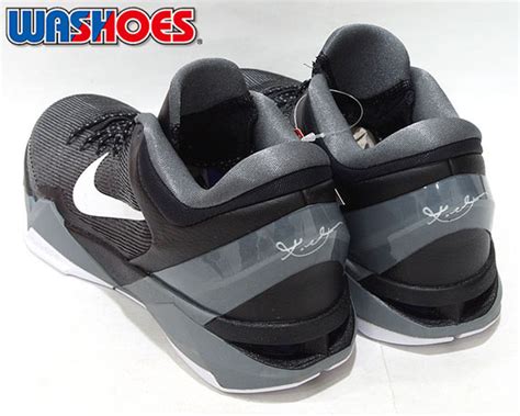 Nike Zoom Kobe Vii Black White Wolf Grey Cool Grey