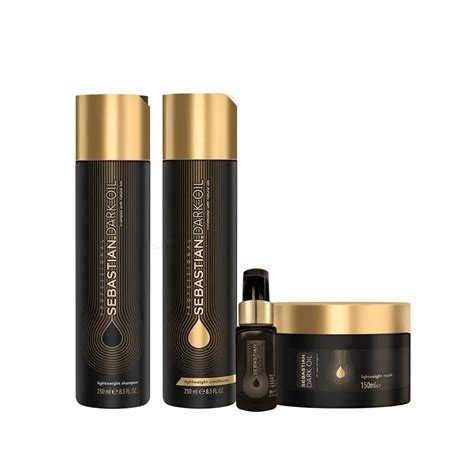 Kit Trio Sebastian Professional Dark Oil Óleo 30ml