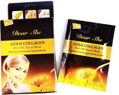 Peel Off 24k Gold Collagen Facial Mask For Removing Blackhead Acne