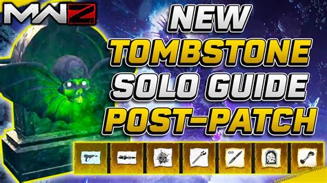 Solo How To Set Up Tombstone Glitch After Patch Mw Zombie Glitch