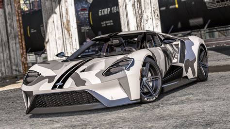 Ford Gt Military Livery 4k Gta5