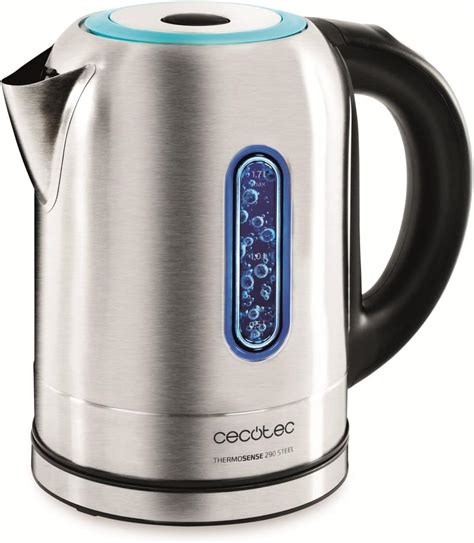 Cecotec Bouilloire Électrique ThermoSense 290 Steel 1 7 L Sans BPA