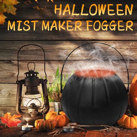 Cheer Us Halloween Mist Maker Fogger Witch Cauldron Fog Maker Water