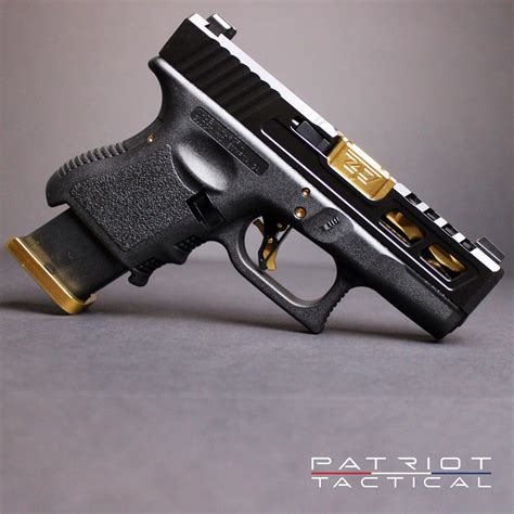 Full Custom Glock 26 Black And Gold Patriot Tactical