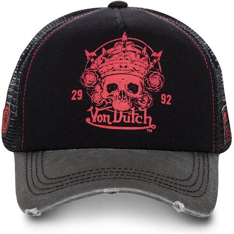 Von Dutch GRE Trucker Cap Schwarz Caphunters Ch