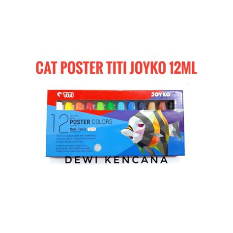 Jual Cat Poster Set Tube Ml Titi Joyko Cat Poster Set Isi