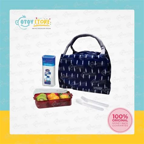 Locknlock Lunch Box Insulated Pcs Lock And Lock Tempat Makan P