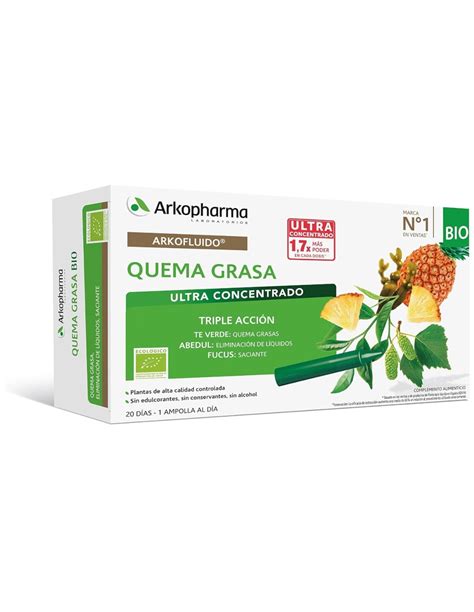 Comprar Arkopharma Arkofluido Quemagrasa Concentrado Plus Bio D As