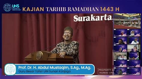 Sambut Ramadan Uns Gelar Kajian Tarhib Ramadan H Universitas