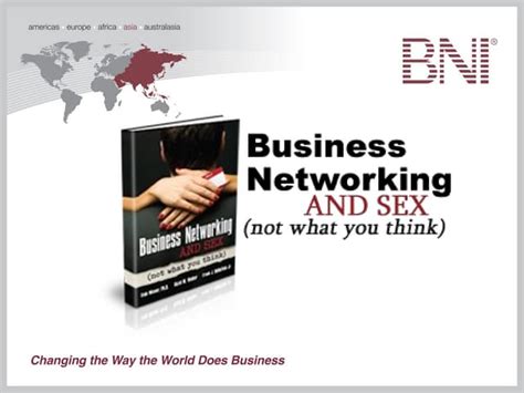 Business Networking And Sex Ppt