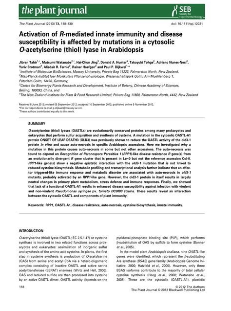 PDF Activation Of R Mediated Innate Immunity And Disease