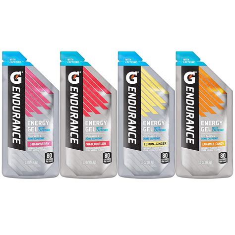 Gatorade Endurance Energy Gel Con Cafeína Paquete Variado