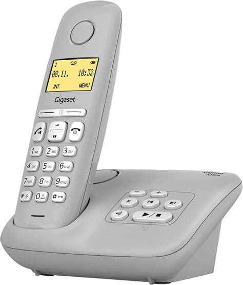 Gigaset A A Schnurloses Dect Telefon Mit Anrufbeantworter