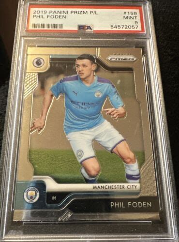 Panini Prizm Phil Foden P L Psa Ebay