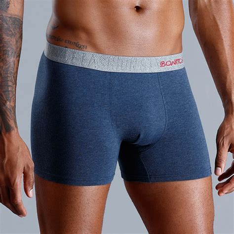 Shorts Boxer De Algod O Para Homens Cuecas Sexy Calcinhas Masculinas