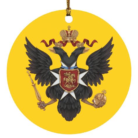 Russian Imperial Eagle Christmas Ornament Napoleonic Impressions