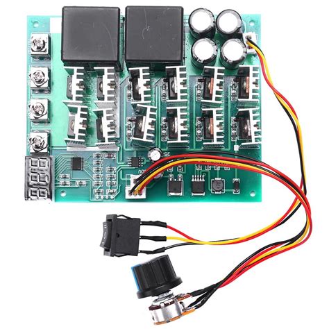 Dc 10 55v 12v 24v 36v 48v 55v 100a Motor Speed Controller Pwm Hho Rc Reverse Control Switch With