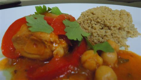 Moroccan Fare: Chicken Tagine with Couscous Recipe by Chatteringkitchen