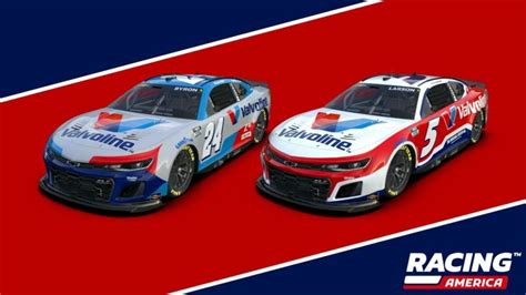 Valvoline Unveils 2024 Paint Schemes For Kyle Larson William Byron