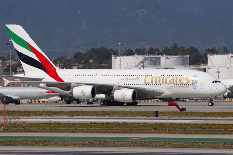 Emirates Airbus A380 Arrives At Los Angeles So Cal Metro Flickr