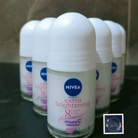 Jual Nivea Deodorant Roll On Female Extra Whitening 25ml Deodoran Cewek