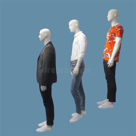 Three Male Mannequins Stock Photo Image Of Store Doll 114359204