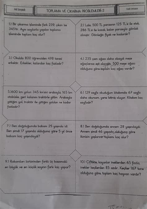 Sinif Matematik Yardim Eder Misiniz L Tfen Anlamadim Eodev