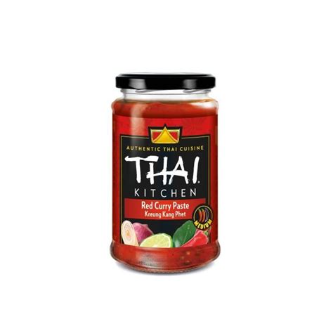 Pâtes de curry rouge 100g Thai Kitchen Cdiscount Au quotidien