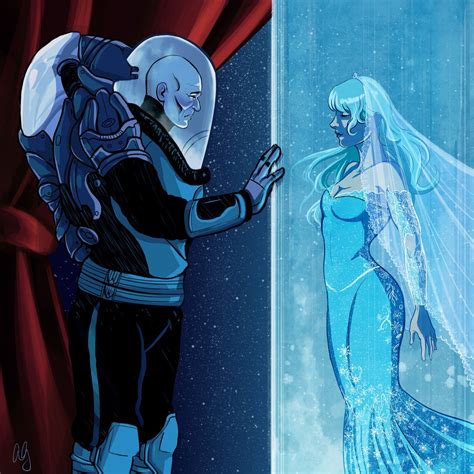 Mr Freeze And Nora Fries Batman Artwork Batman Artwork Batman