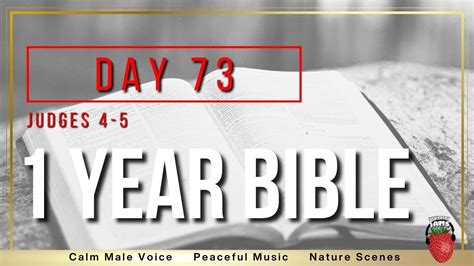 Day 73 Judges Chapters 4 5 NIV 1 Year Audio Bible YouTube