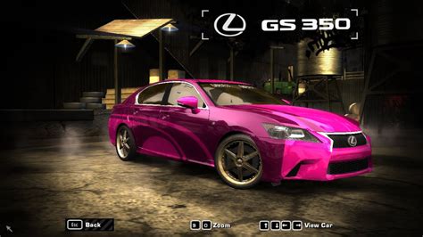 Nfs Most Wanted Lexus GS 350 F Sport Mod Gameplay YouTube