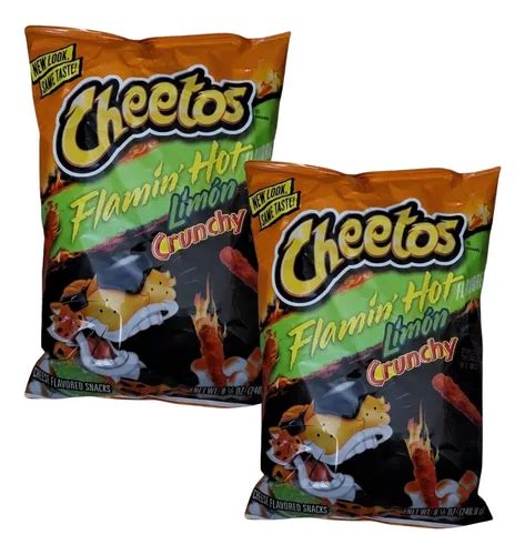 Cheetos Crunchy Flamin Hot Limón Papitas Americanas Pack Meses sin interés