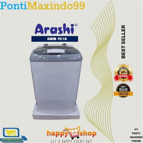 Jual Mesin Cuci Portable Arashi Awm A Kg Shopee Indonesia