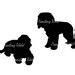 Cockapoo Silhouette Svg Printable Gift Png Clipart Cockapoo Instant ...