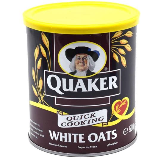 Quaker Quick Cooking White Oats 500g Tin Price In India Buy Quaker