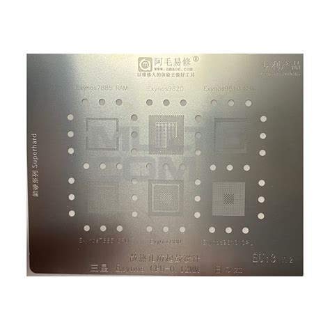 Bga Stencil For Samsung Exynos Ram Ram Cpu Cpu