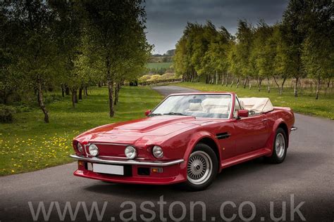 1988 V8 Vantage Volante X Pack At Aston Workshop In Suffolk Red And