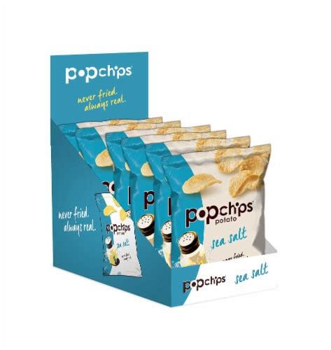 Popchips Salted Popped Potato Chips 08 Ounce 48 Per Case 8 6 8 Ounce Frys Food Stores