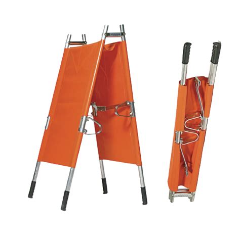 Alloy Single Fold Emergency Pole Stretcher