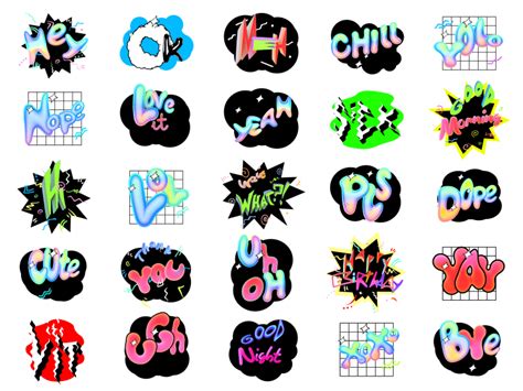 Giphy Animated Stickers Pack On Behance Riset