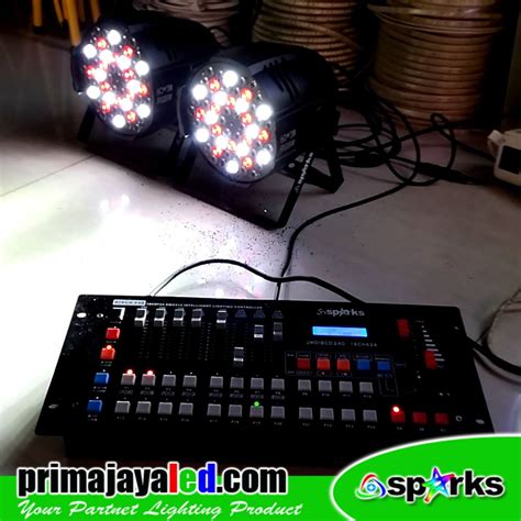 Set Par Led Dmx Mixer Disco Prima Jaya Led