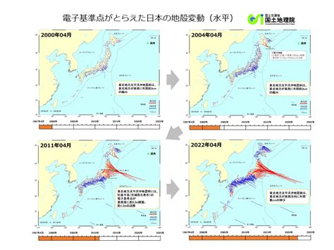 動画で見る地殻変動（mp4形式） 国土地理院