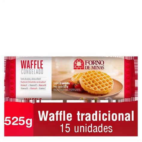 Forno de Minas Waffle Tradicional Congelado Preço Rappi