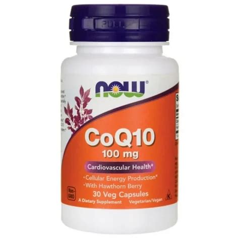 Now Foods Co Q Cardiovascular Health With Hawthorn Berry Mg