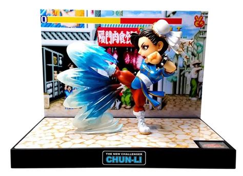 Estátua Colecionável Chun Li Street Fighter The New Challenger 21cm