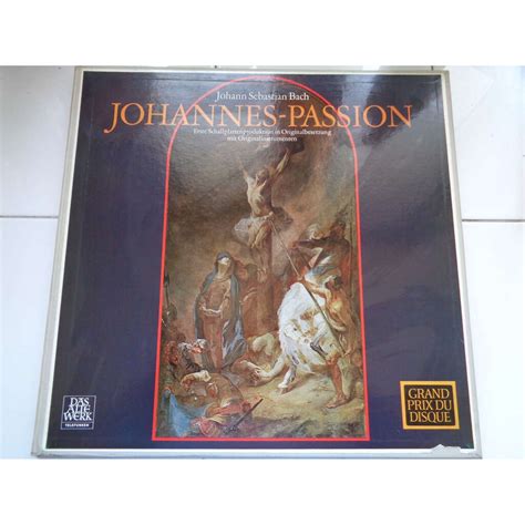 Johannes Passion Bwv Equiluz Van Egmond Villisech Lp