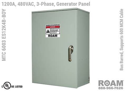 Roam Phase A Cam Lock Generator Box