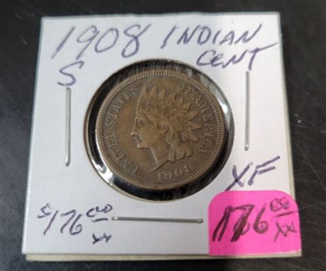 S Indian Head Cent Penny Xf Ebay