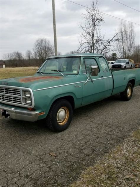 Dodge Other Pickups Extended Cab Pickup 1979 Green For Sale